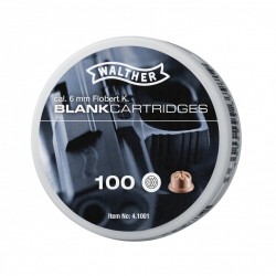 100 CARTOUCHES WALTHER 6 MM FLOBERT A BLANC