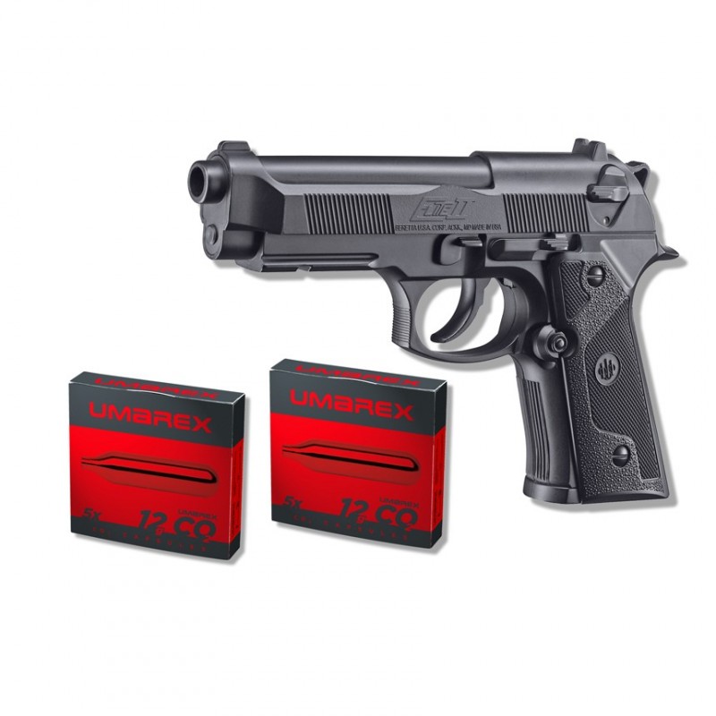 PACK PISTOLET BERETTA ELITE 2 CO2 4.5BBS