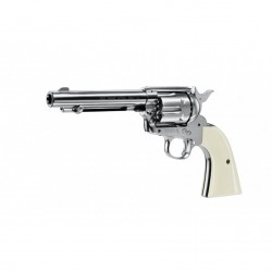 REVOLVER COLT SA ARMY 45 NICKEL PLATED CO2 4.5BBS