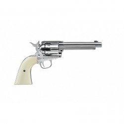 REVOLVER COLT SA ARMY 45 NICKEL PLATED CO2 4.5BBS