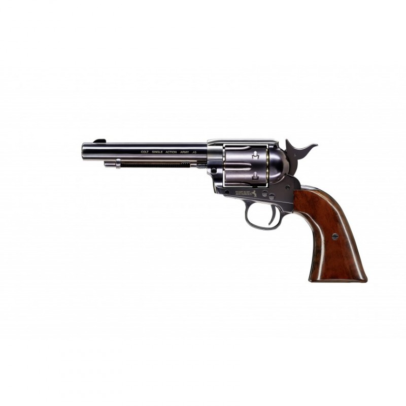 PISTOLET COLT SA ARMY 45 5.5" BLUED CO2  4.5