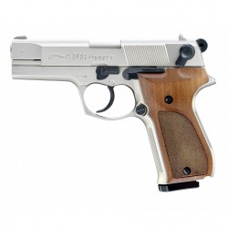 PISTOLETWALTHER P88 9 MM PAK - NICKEL/BOIS