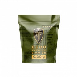 ELITE FORCE - BILLE 6MM BBS 0.20G - SACHET X2500