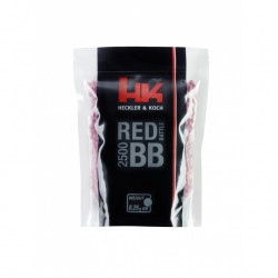 HECKLER & KOCH - BILLES 6MM BBS RED 0.25G - SACHET X2500