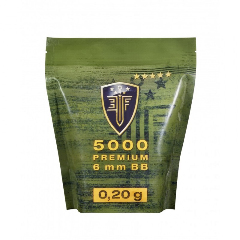 ELITE FORCE - BILLES 6MM BBS 0.20G - SACHET X5000