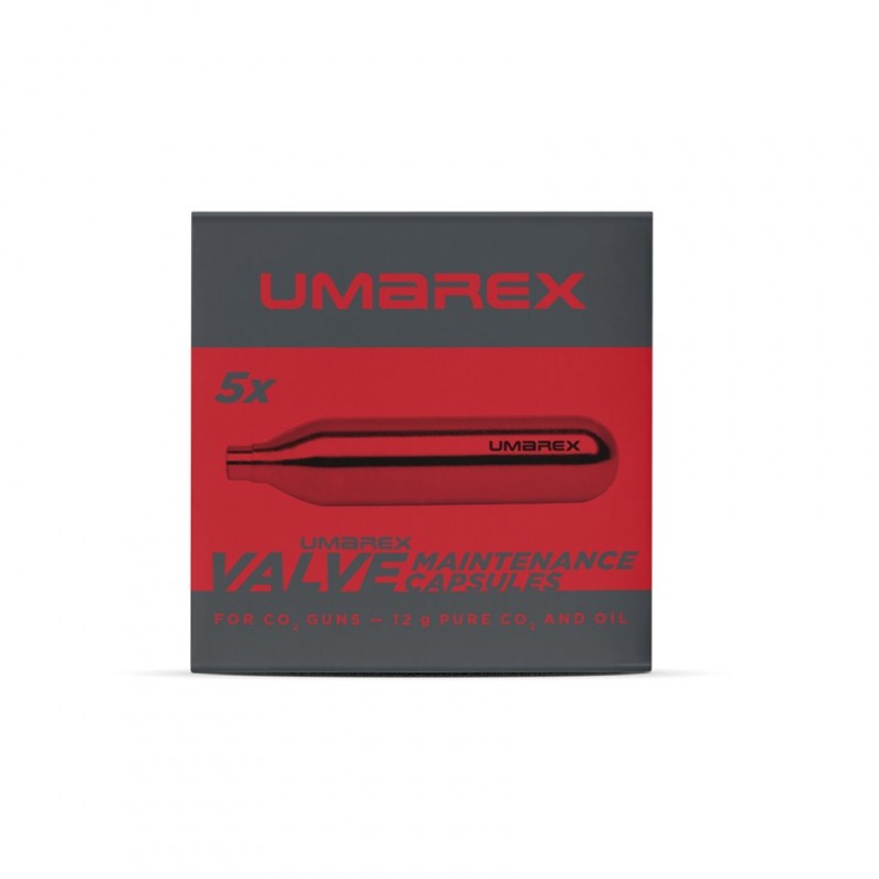 5 CAPSULES DE MAINTENANCE CO2 12G UMAREX